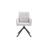 Chaise pivotante GRENADINE en tissu