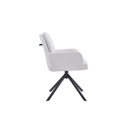 Chaise pivotante GRENADINE en tissu