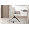 Chaise pivotante GRENADINE en tissu