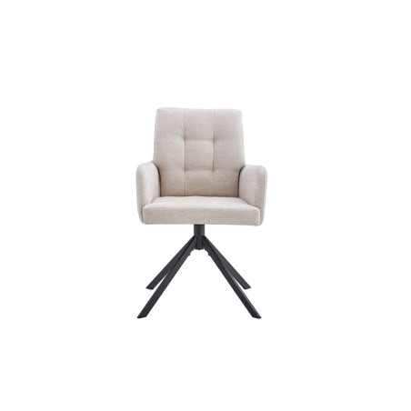 Chaise pivotante GRENADINE en tissu