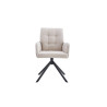 Chaise pivotante GRENADINE en tissu