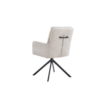 Chaise pivotante GRENADINE en tissu