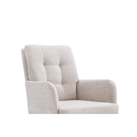 Chaise pivotante GRENADINE en tissu