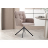 Chaise pivotante GRENADINE en tissu
