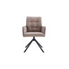 Chaise pivotante GRENADINE en tissu