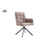 Chaise pivotante GRENADINE en tissu