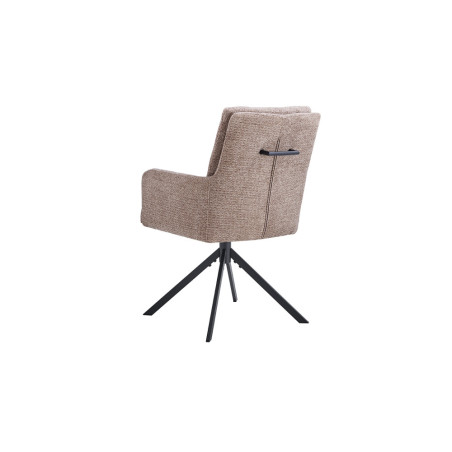 Chaise pivotante GRENADINE en tissu