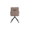 Chaise pivotante GRENADINE en tissu