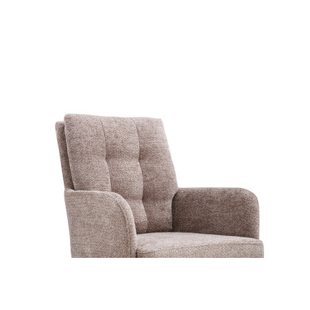 Chaise pivotante GRENADINE en tissu