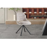 Chaise DOMINO en tissu