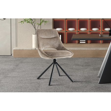 Chaise DOMINO en tissu