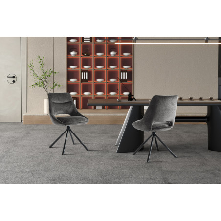 Chaise DOMINO en tissu