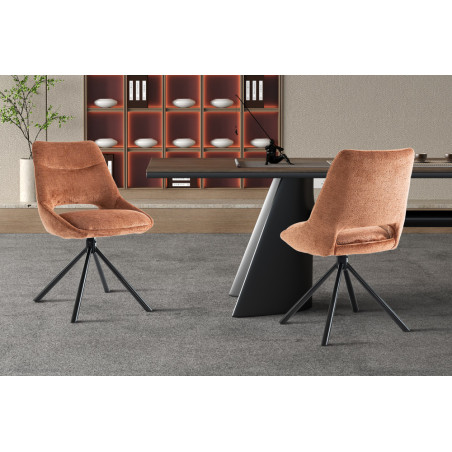Chaise DOMINO en tissu