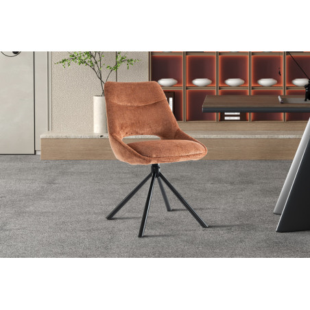 Chaise DOMINO en tissu