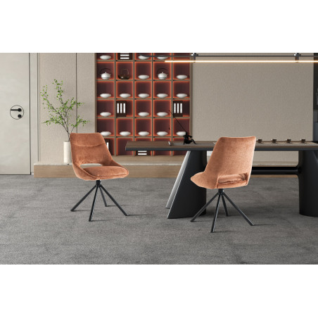 Chaise DOMINO en tissu