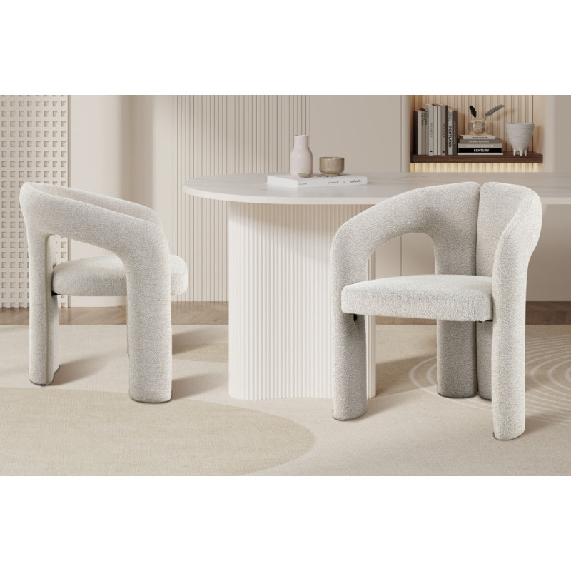 Chaise BERYL en tissu