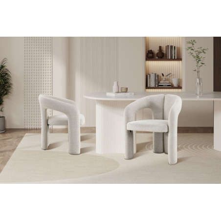 Chaise BERYL en tissu