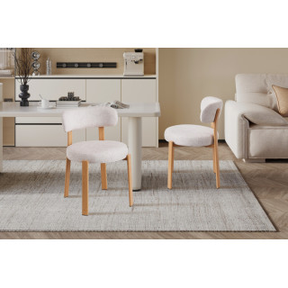 Chaise JULEP en tissu