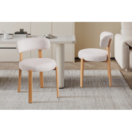 Chaise JULEP en tissu