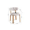 Chaise JULEP en tissu