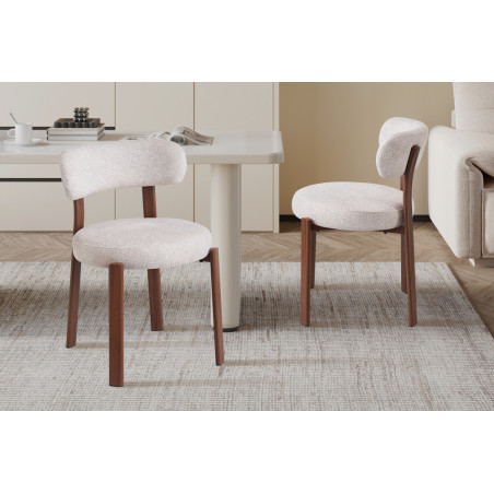 Chaise JULEP en tissu
