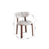 Chaise JULEP en tissu