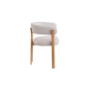 Chaise avec accoudoirs JULEP en tissu