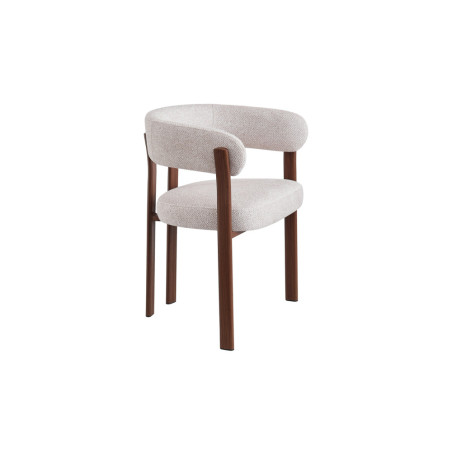 Chaise avec accoudoirs JULEP en tissu