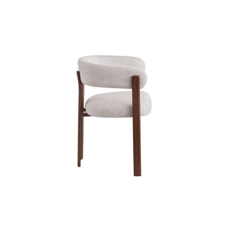 Chaise avec accoudoirs JULEP en tissu