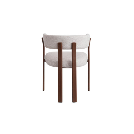 Chaise avec accoudoirs JULEP en tissu