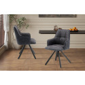 Chaise pivotante SOLSTICE en tissu