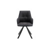Chaise pivotante SOLSTICE en tissu