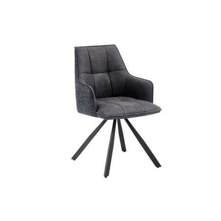 Chaise pivotante SOLSTICE en tissu
