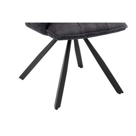 Chaise pivotante SOLSTICE en tissu