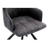 Chaise pivotante SOLSTICE en tissu