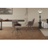 Chaise pivotante SOLSTICE en tissu