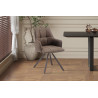 Chaise pivotante SOLSTICE en tissu