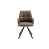 Chaise pivotante SOLSTICE en tissu