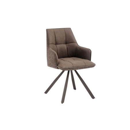 Chaise pivotante SOLSTICE en tissu