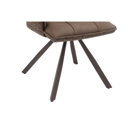 Chaise pivotante SOLSTICE en tissu