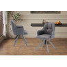 Chaise pivotante SOLSTICE en tissu