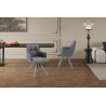 Chaise pivotante SOLSTICE en tissu