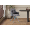 Chaise pivotante SOLSTICE en tissu