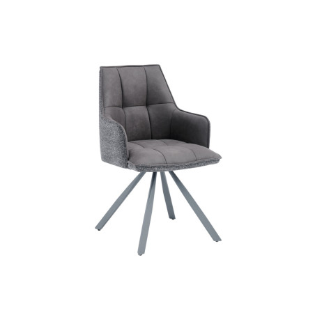 Chaise pivotante SOLSTICE en tissu