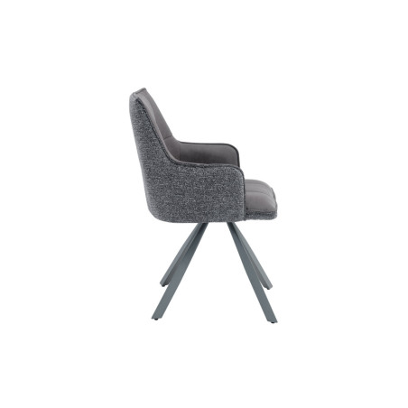 Chaise pivotante SOLSTICE en tissu