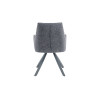 Chaise pivotante SOLSTICE en tissu