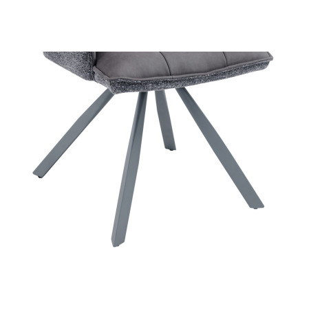 Chaise pivotante SOLSTICE en tissu