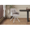 Chaise pivotante SOLSTICE en tissu