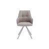 Chaise pivotante SOLSTICE en tissu