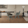 Chaise pivotante SOLSTICE en tissu